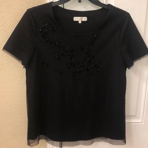 black fancy blouse